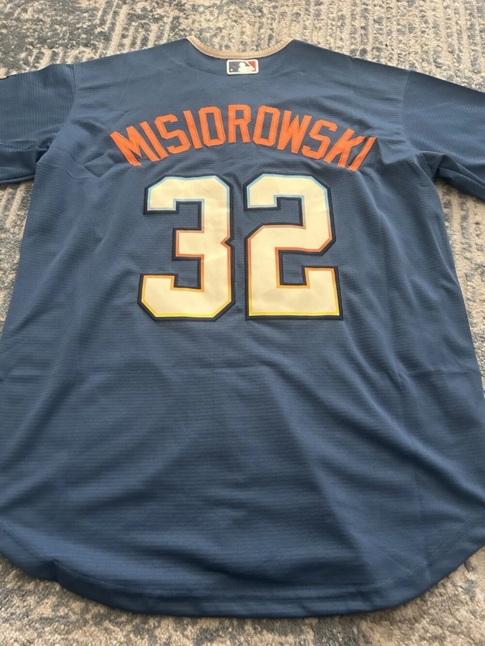 Jacob Misiorowski Mineral Blue Jersey Stitched